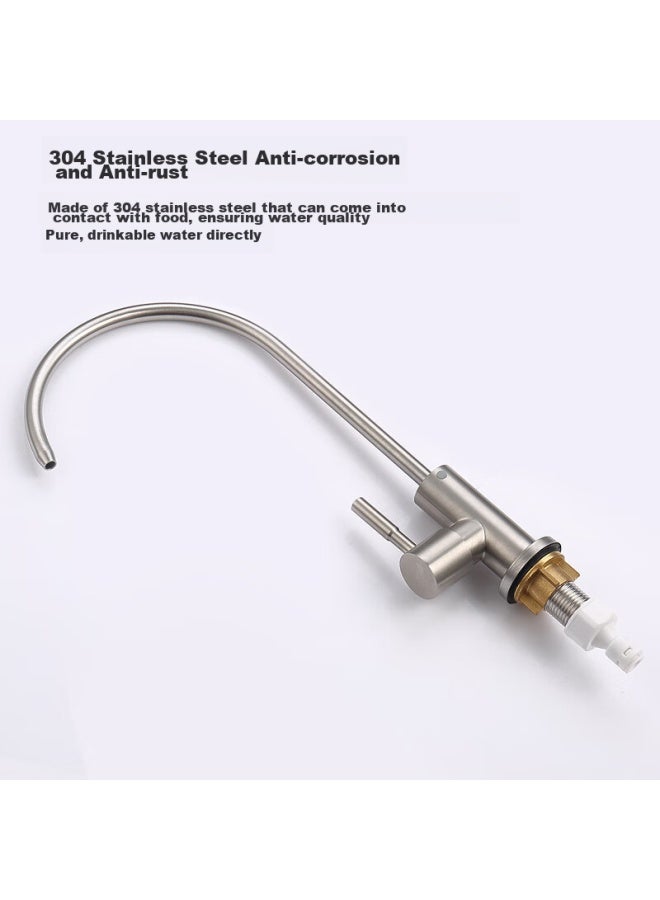 Larsd Direct Drinking Water Faucet, Pure Water Faucet, Water Purifier Faucet 4 Points/2 Points, 304 Stainless Steel Faucet Ld803 - Image 2