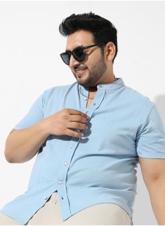 Instafab Plus Basic Button-Up Shirt  - Image 1