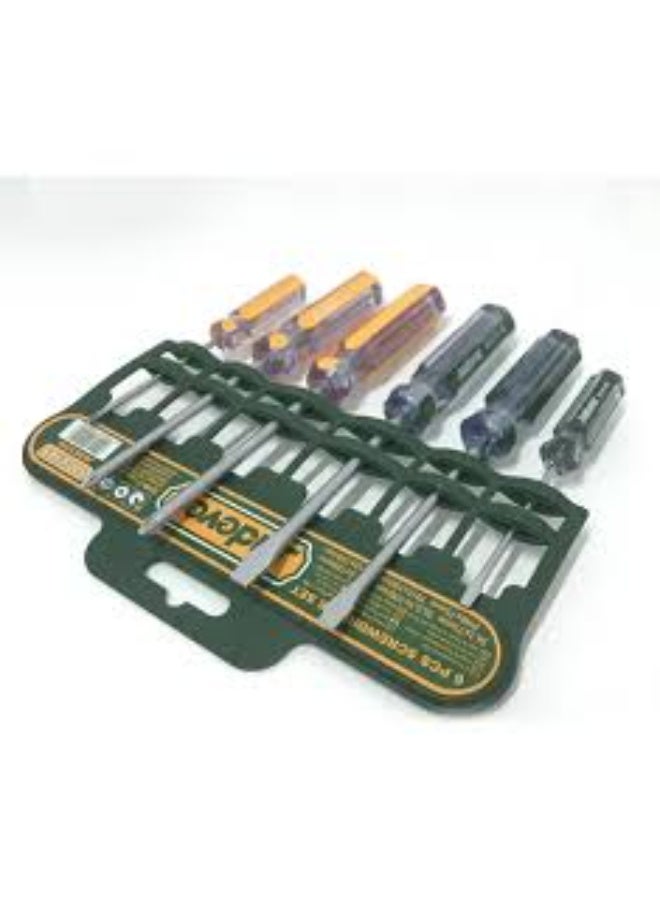 جاديفر  من جاديفر طقم مفك 6قطع شفاف JDSS3206 - Image 3