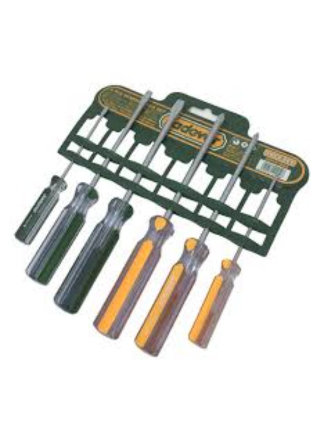 جاديفر  من جاديفر طقم مفك 6قطع شفاف JDSS3206 - Image 2