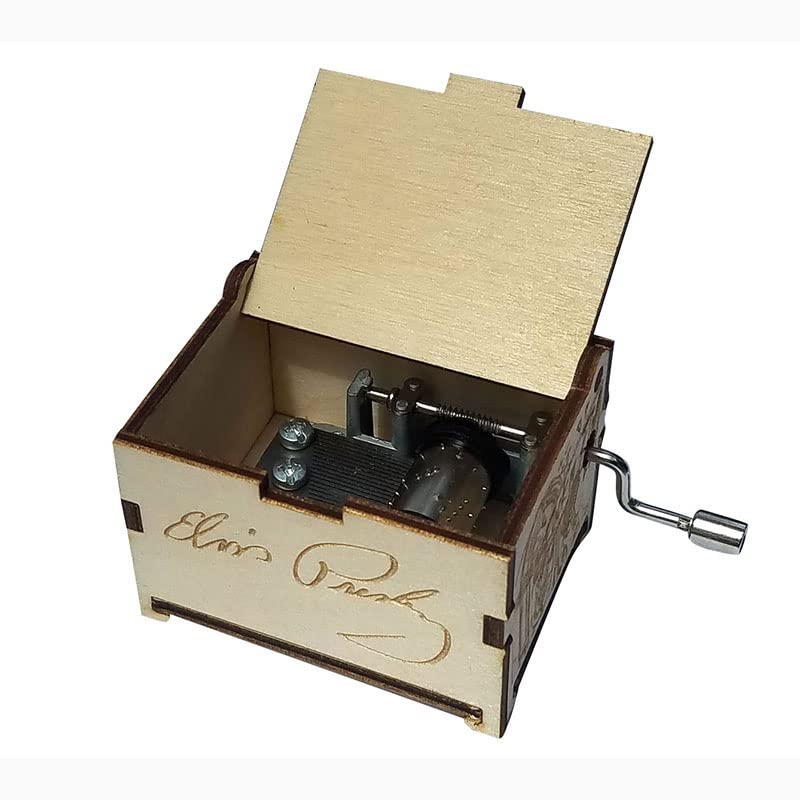 TheLaser'sEdge, Elvis Presley Mini Music Box with Can’t Help Falling in Love, Gifts for Women, Men, Birthday, Christmas, Mother’s Day, Anniversary or Merchandise Decor - Standard - Image 2