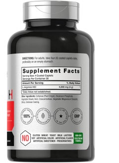 Horbäach L-Arginine 4000mg 120 Caplets for Men and Women 30 Servings  - Image 2