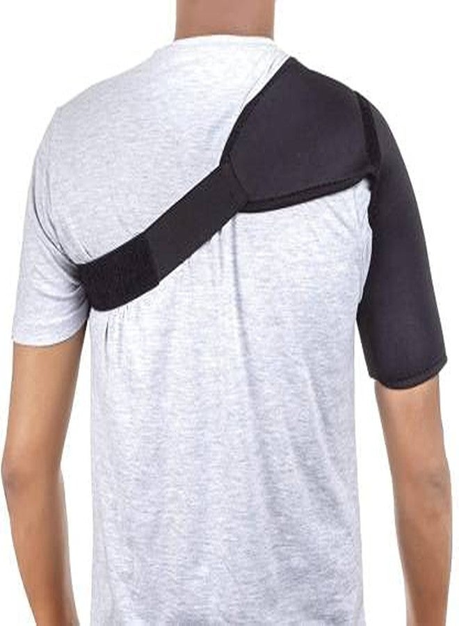 KUDIZE Rk61-Ur Adjustable Neoprene Stretch Compression Right Shoulder Support Pad (Black) - 1 Count, Rotator Cuff, Pain Relief, Shoulder Support, Dislocation, Tendonitis - Image 2