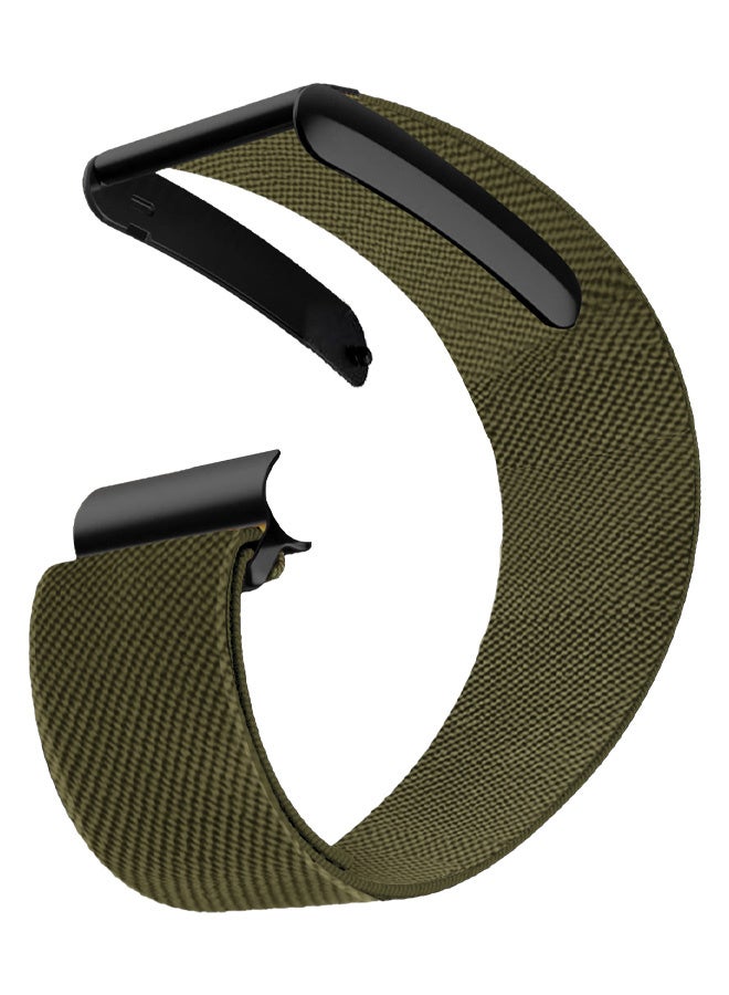 CATANES Nylon Sport Band for Whoop 4.0 Breathable Adjustable Wristband, Water Resistant Replacement Strap, Soft, Comfort, Durability, Easy to Use - Olive Green - Image 1