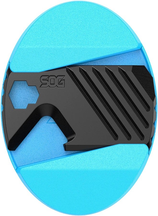PopSockets: SOG Multi-Tool PopGrip, Phone Grip with Expanding Kickstand, PopSocket for Phone - Cyan - Image 1