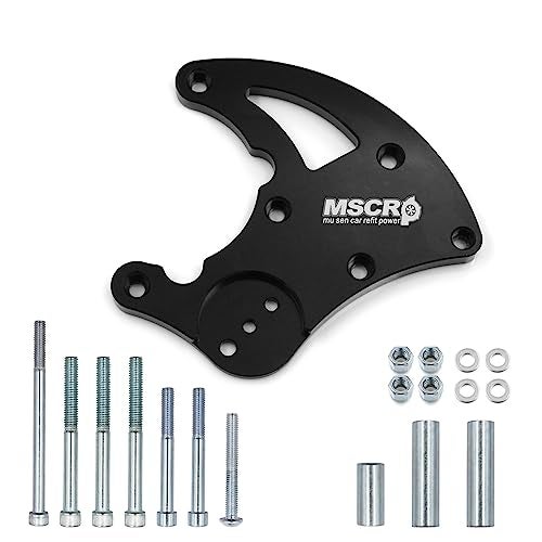 WnSEu R4 AC Bracket LS R4 High Mount A/C Bracket for Chevy LS Engines LS1 LS2 LS3 LS6 Truck Spacing - Image 3
