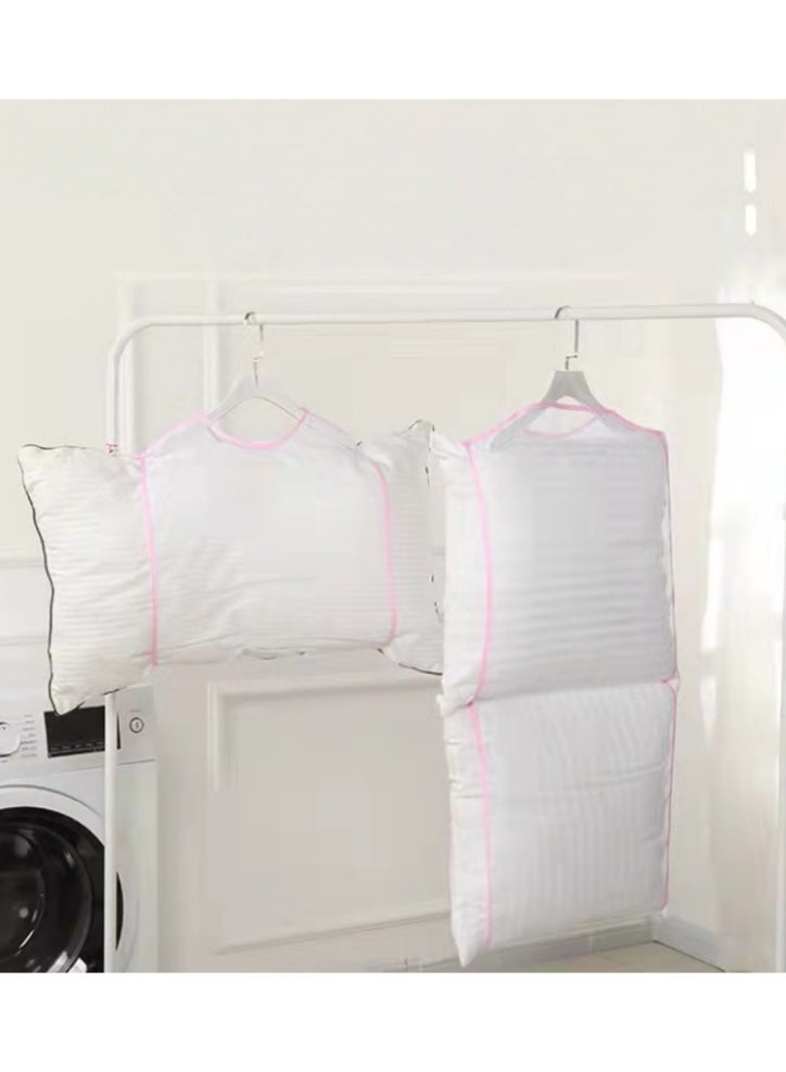 2-Piece Pillow Drying Nets in Different Sizes – Foldable Hanging Mesh Racks for Toys, Dolls, and More - Image 1