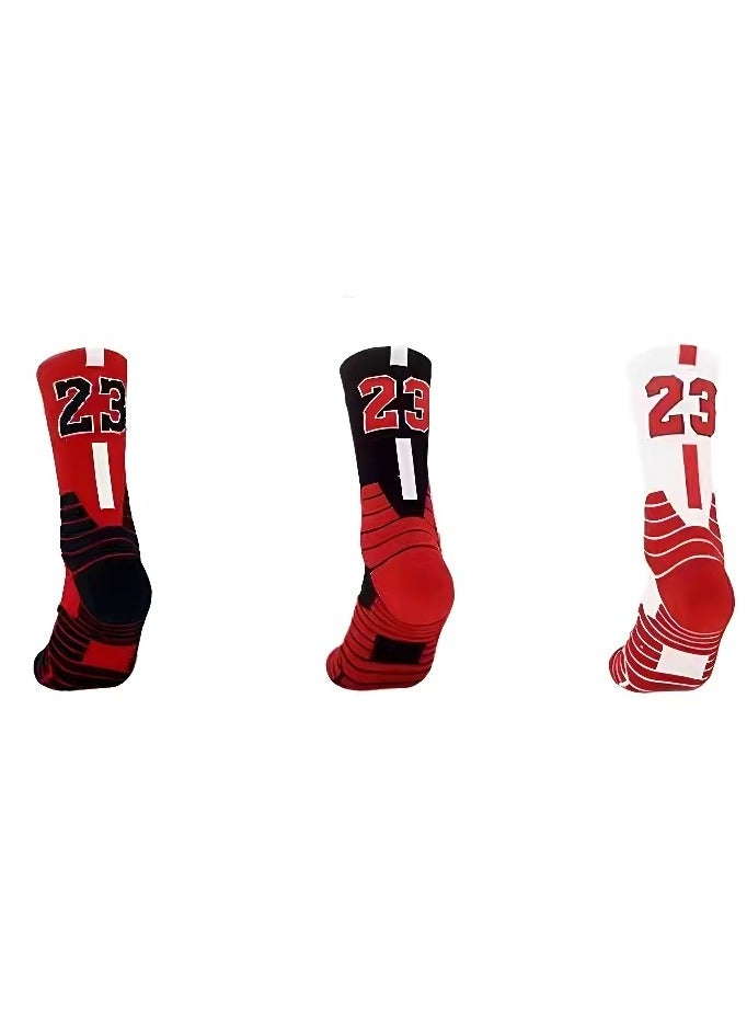 Kenzs Elite Basketball Socks, Athletic Socks with 3D Ankle Protection, Football & Running Socks, Compression Cushion Sport Socks Unisex - Image 1