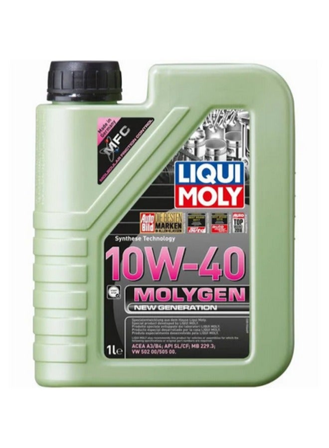 Liqui Moly Molygen 10W40 engine oil, one liter
