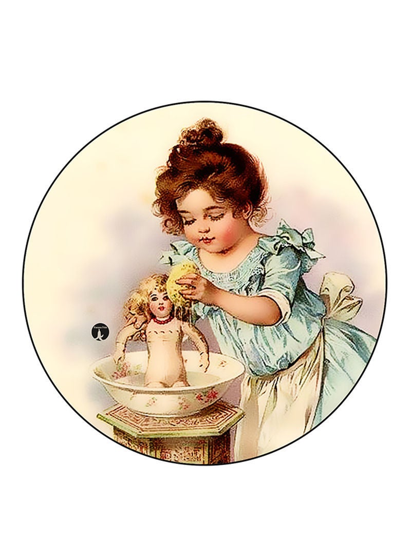 RKN Vintage Art Printed Mouse Pad Multicolour