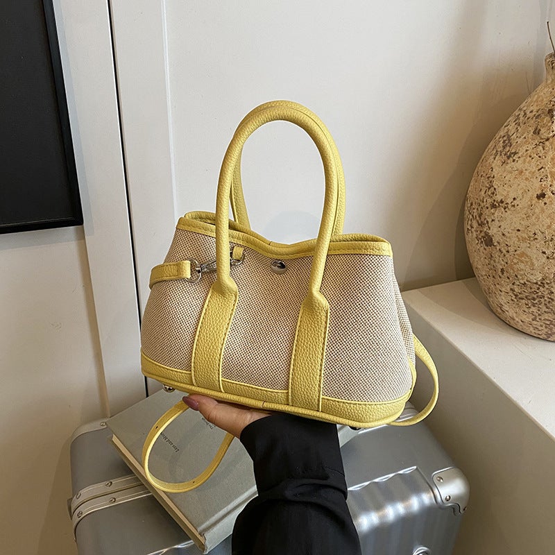 Large Capacity Crossbody Bag Women Senmeng Fashion Niche Shoulder Handbag Korean Casual Bucket Bag - Image 1