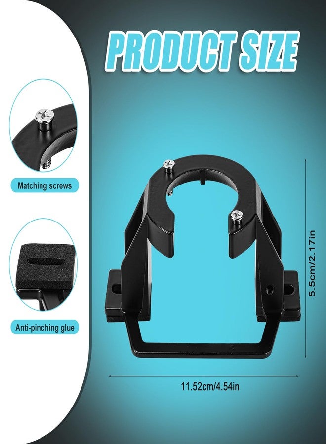 PEUTIER Cathedral Canopy Bracket Kit - Black Ceiling Fan Mount for Cathedral Ceiling Fans - Image 2