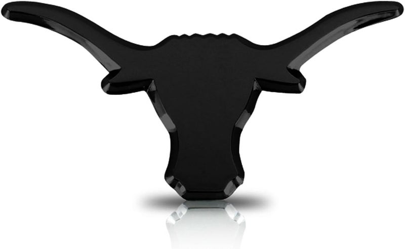 Elektroplate University of Texas Longhorn Black Car Emblem - Image 1