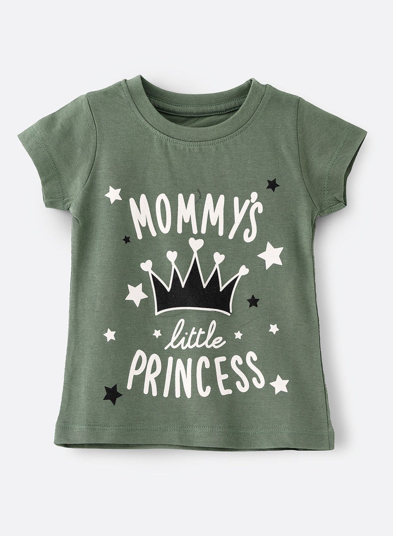 Jelliene Basic round neck graphic t-shirt - Image 1