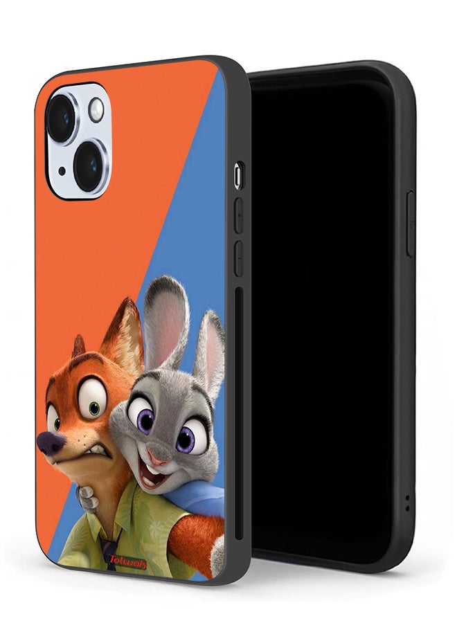 Tolwak Apple iPhone 14 Protective Case Best Friends - Image 1