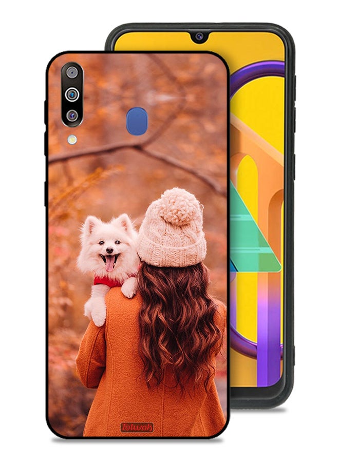 Tolwak Samsung Galaxy M30 Protective Case Cover Holding Puppy - Image 1