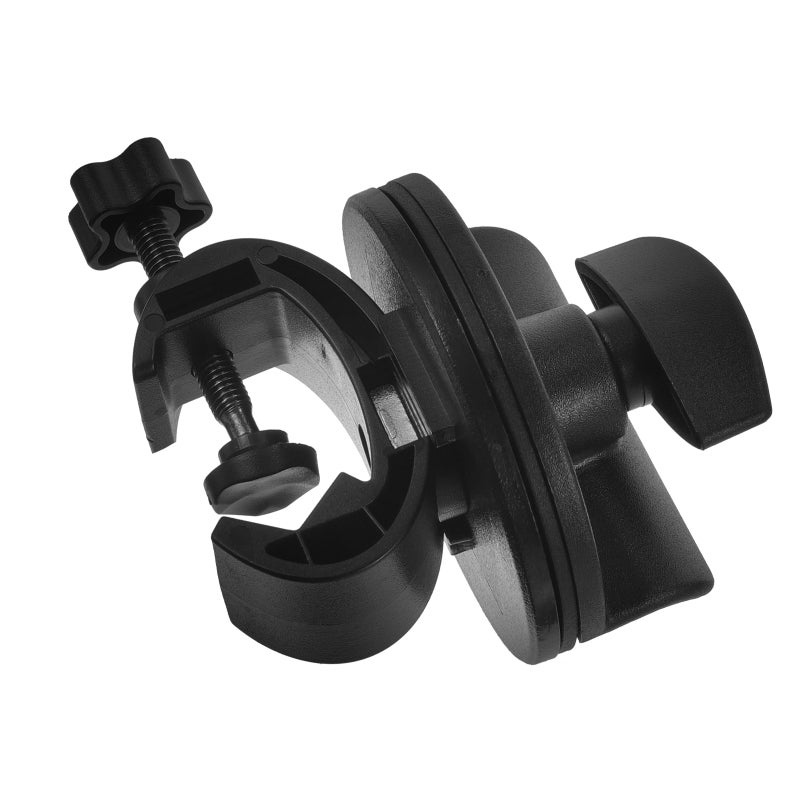 Mic Pole Clamp Microphone Stand Clip Metal Clamp Pole Clamp Adjustable Fasten Pole Clamp - Image 1