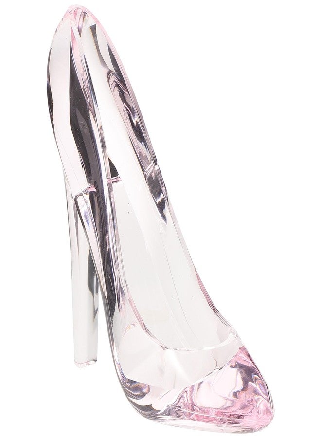 IMIKEYA Crystal Slipper Shoe Sculpture 5.5in×4.3in Acrylic Princess High Heels Shoes Sculpture Wedding Figurines for Girls Coming-of-Age Ceremony Birthday Party Tiered Tray Decor - Image 1
