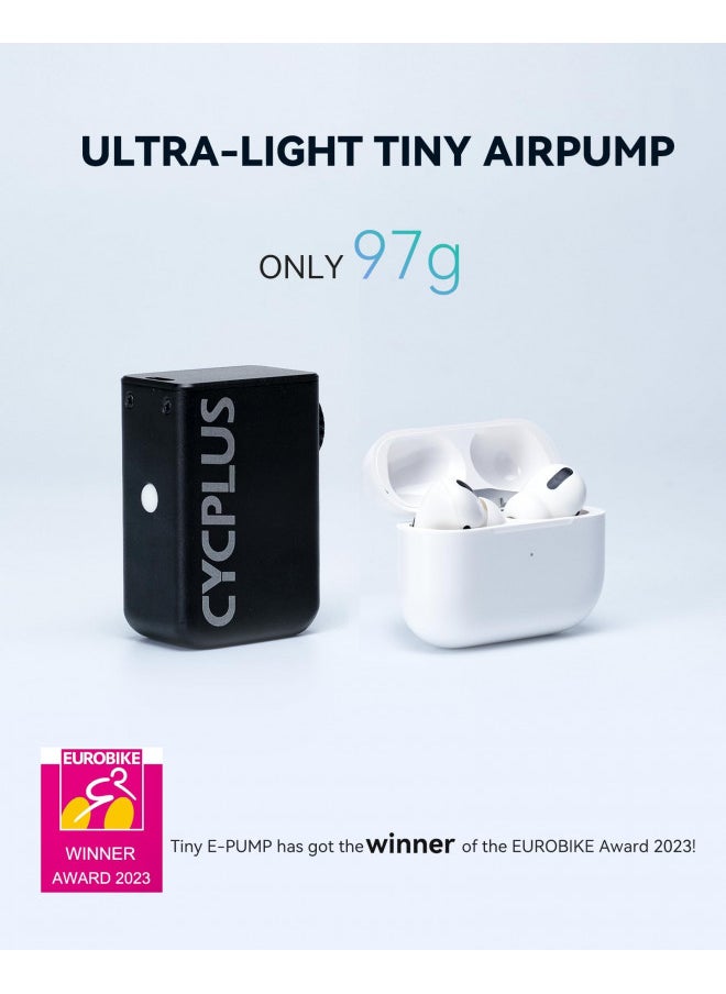 CYCPLUS CYCPLUS Tiny Pump Bike Pump Portable Ultra-Mini 100PSI Electric Bicycle Pump Type-C Rechargeable Battery(Winner of The EUROBIKE Award 2023)  - Image 2