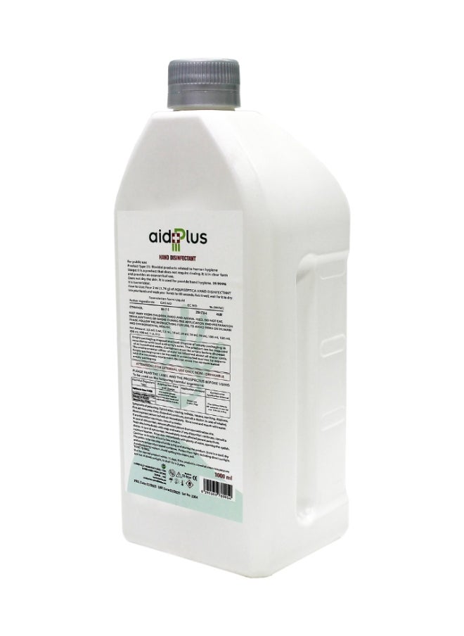 AID PLUS - Hand Disinfectant 1000Ml - Effective Protection Against Germs And Bacteria - Sku: 60331 - Image 1