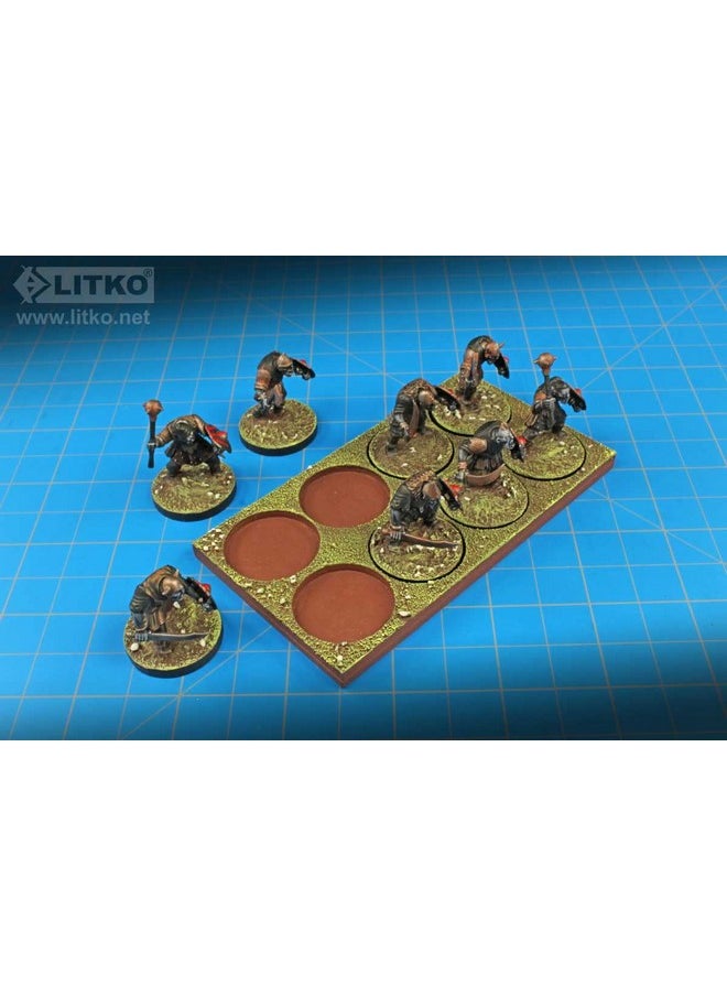 LITKO LITKO Ring War Unit Tray for 25mm Circle Bases, Compatible with War of The Ring (3)  - Image 3