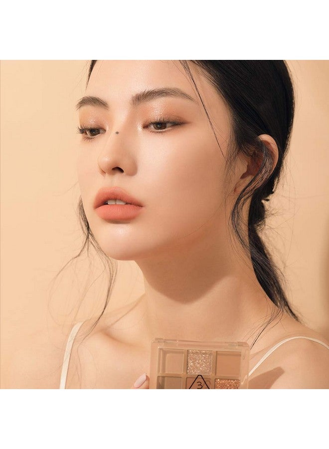 3ce Multi Eye Color Palette Clear Warm & Coolbutter Cream 9Colors Peal Glow Eye Shadow Staylenanda - Image 3