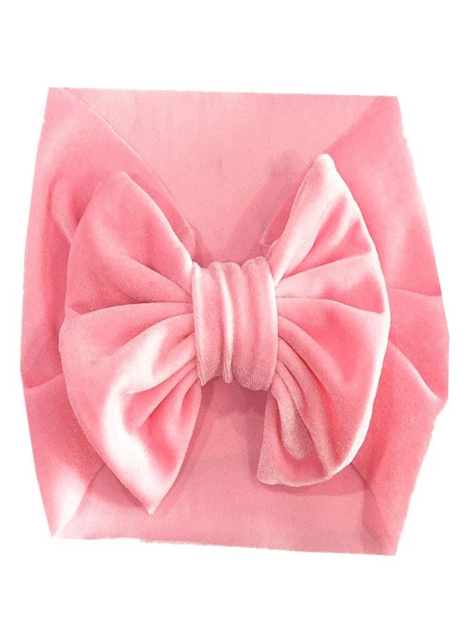 WHISKET - Baby Girl Bows Baby Headbands Velvet Bowknot Bow Headbands Hairband Knot Turban Headwraps Hair Bows Accessories for Kids (6) - Image 2