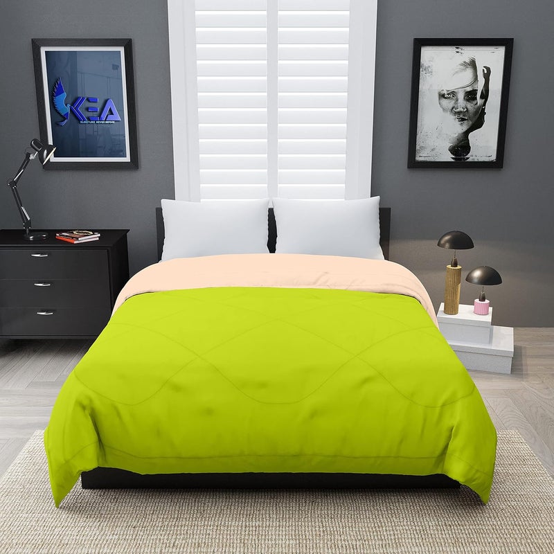 KEA Reversible Microfiber Single Bed ComforterDuvet for SummersAc AC Comforters Fabric Micro Cotton 300 GSM - Image 2