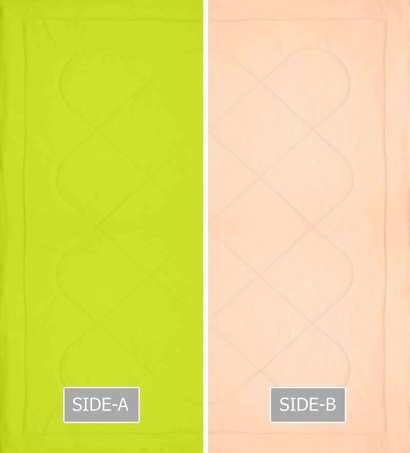 KEA Reversible Microfiber Single Bed ComforterDuvet for SummersAc AC Comforters Fabric Micro Cotton 300 GSM - Image 4