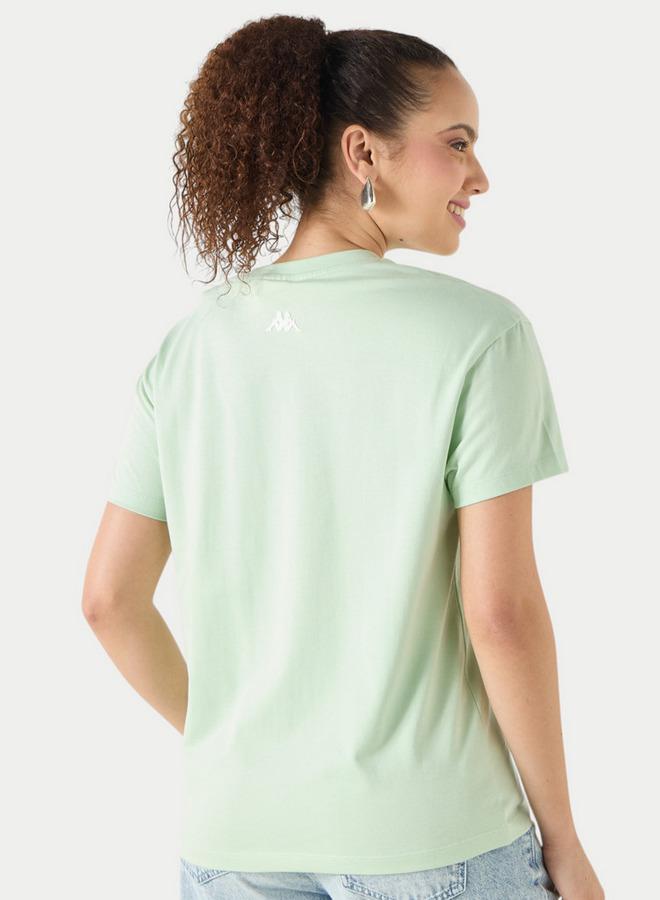 Kappa Printed T-shirt with Crew Neck and Short Sleeves - Image 3