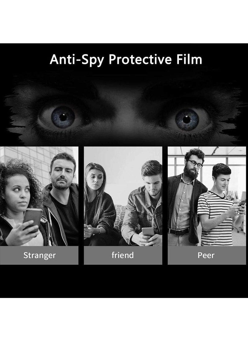 MIGOFAST Galaxy A12 Privacy Screen Protector 3D Curved 5D Touch] Anti Spy 9H Tempered Glass Edge to Edge Full Cover Screen Protector Anti Fingerprint Full Coverage Sccreen Protector For Galaxy A12 - Image 5