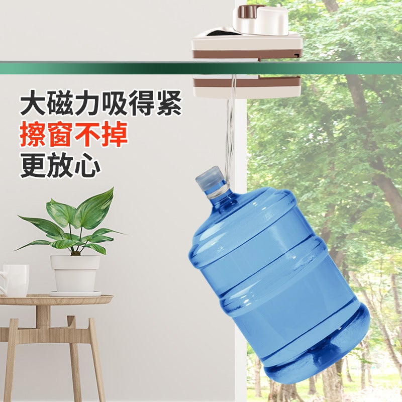 Glass Cleaner Household Double-Sided Thick Wiper Tool High-Rise Cleaning Window Cleaner Hollow Strong Magnetic - Image 5