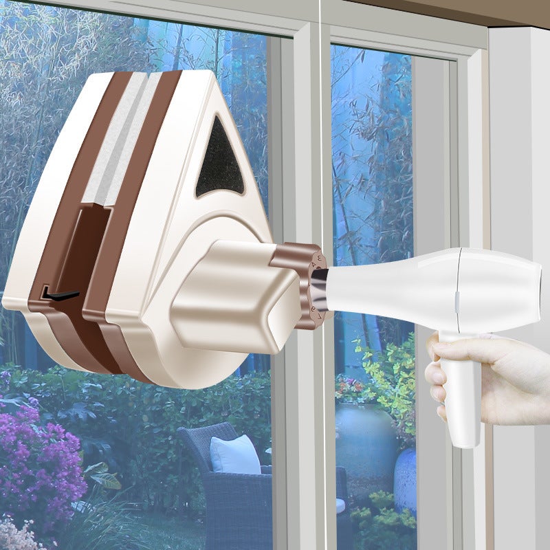 Glass Cleaner Household Double-Sided Thick Wiper Tool High-Rise Cleaning Window Cleaner Hollow Strong Magnetic - Image 3