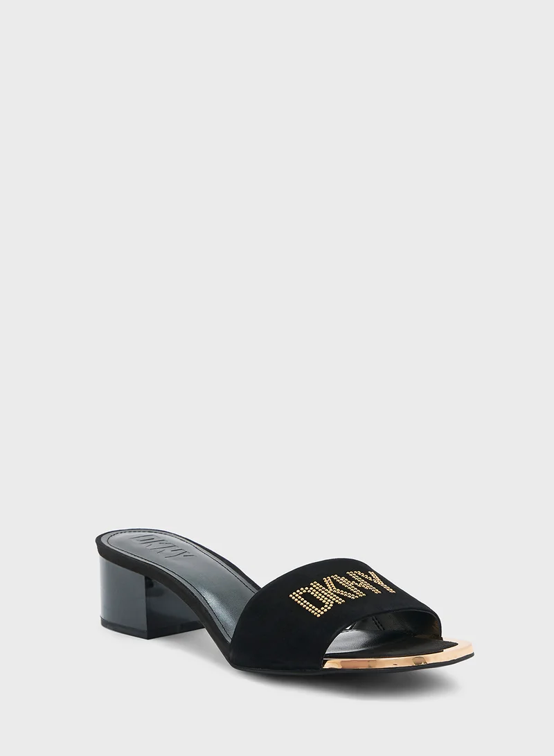 DKNY Fayden Mid Heel Sandals