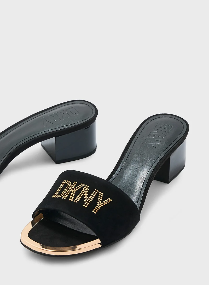 DKNY Fayden Mid Heel Sandals