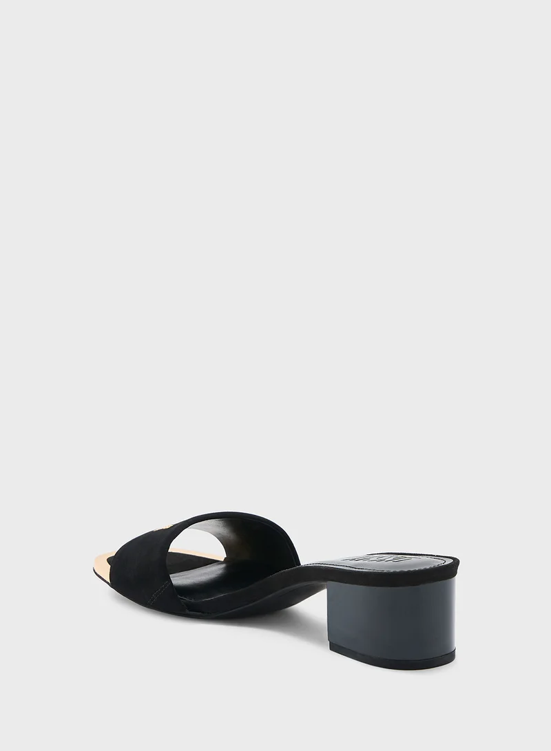 DKNY Fayden Mid Heel Sandals