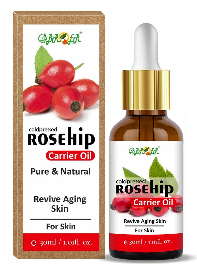 BROER زيت الورد، 100% نقي، طبيعي ومعصور على البارد | زيت الورد الحامل | للتجاعيد، الخطوط الدقيقة وتحت العين (عبوة من 2) 60 مل - Image 5