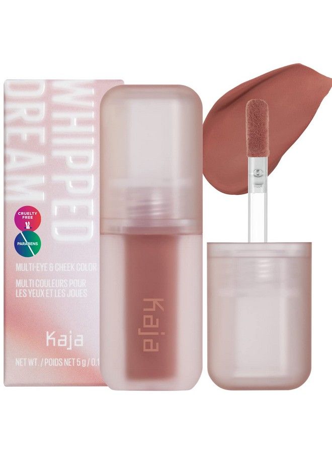 KAJA Multipurpose Liquid Eyeshadow & Blush Whipped Dream : 4 Shades Buildable Blendable Airy Semimatte Finish 03 Rose Macaron 017 Oz - Image 1