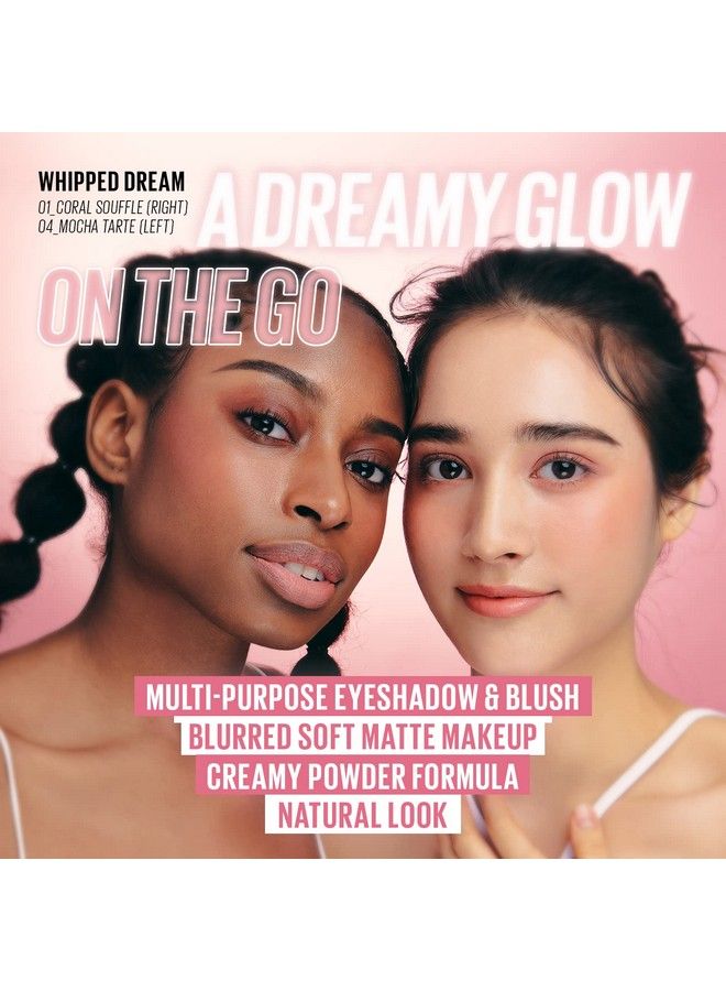 KAJA Multipurpose Liquid Eyeshadow & Blush Whipped Dream : 4 Shades Buildable Blendable Airy Semimatte Finish 03 Rose Macaron 017 Oz - Image 3