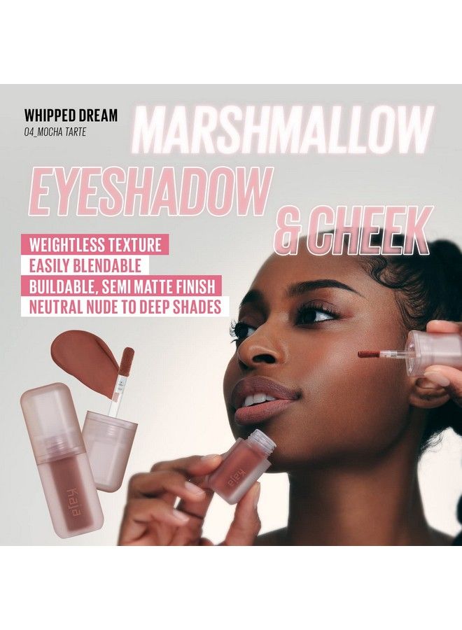 KAJA Multipurpose Liquid Eyeshadow & Blush Whipped Dream : 4 Shades Buildable Blendable Airy Semimatte Finish 03 Rose Macaron 017 Oz - Image 4