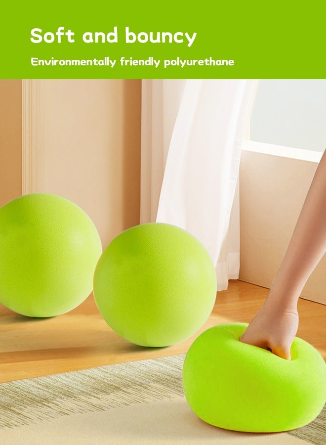 DURKU 7-inch high-density foam ball for indoor play, soft and silent. Great for kids to play with at home. Lightweight, easy to grip, and bounce. Perfect for sports activities. - Image 3
