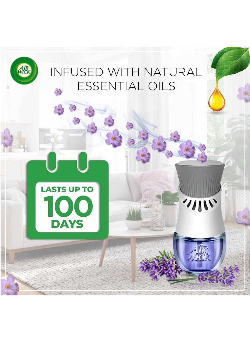 Air Wick Scented Oil Diffuser Refill Lavender Fragrance Pack of 2  - Image 2