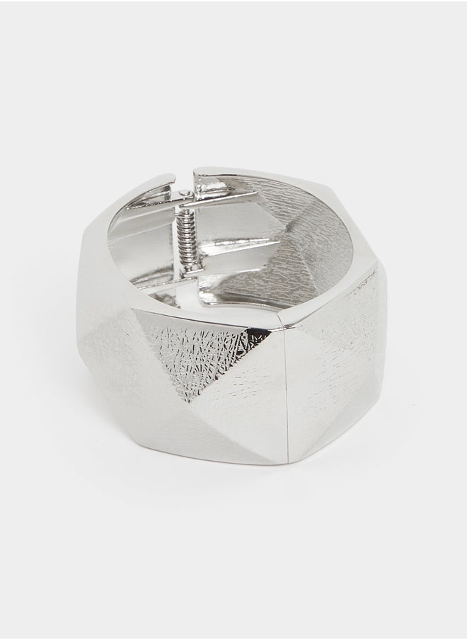 Styli Geometric Pattern Bangle  - Image 2