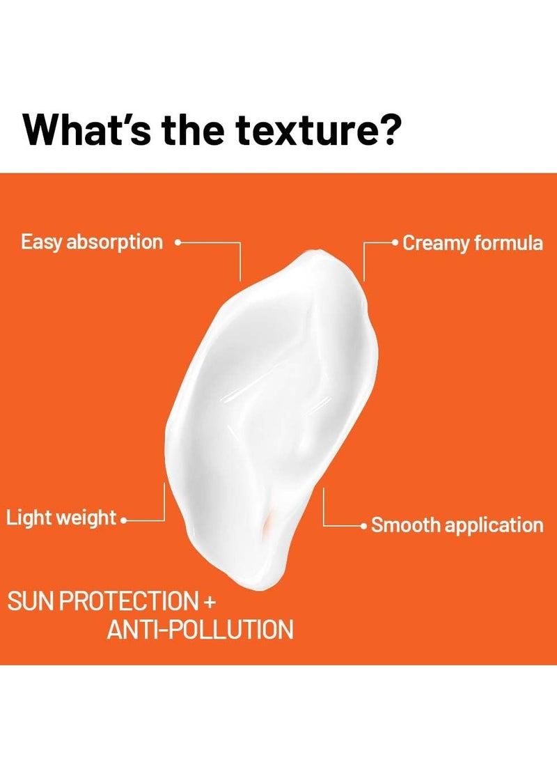 هيفادو واقي من الشمس للرجال بعامل حماية من الشمس 50 SPF 50 PA++++ | لا يترك أثرًا أبيض ويمنع اسمرار البشرة | تركيبة خفيفة الوزن وغير دهنية ومرطبة ومفتحة | حماية واسعة الطيف من أشعة الشمس UVA + UVB | مع ميميسكين ™ لجميع أنواع البشرة | 50 مل - Image 4