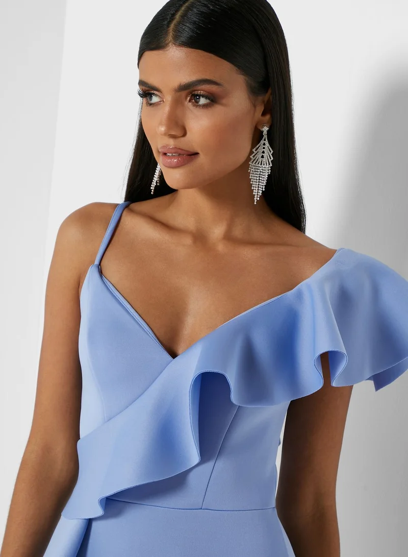 LIPSY Ruffle Detail Bodycon Dress