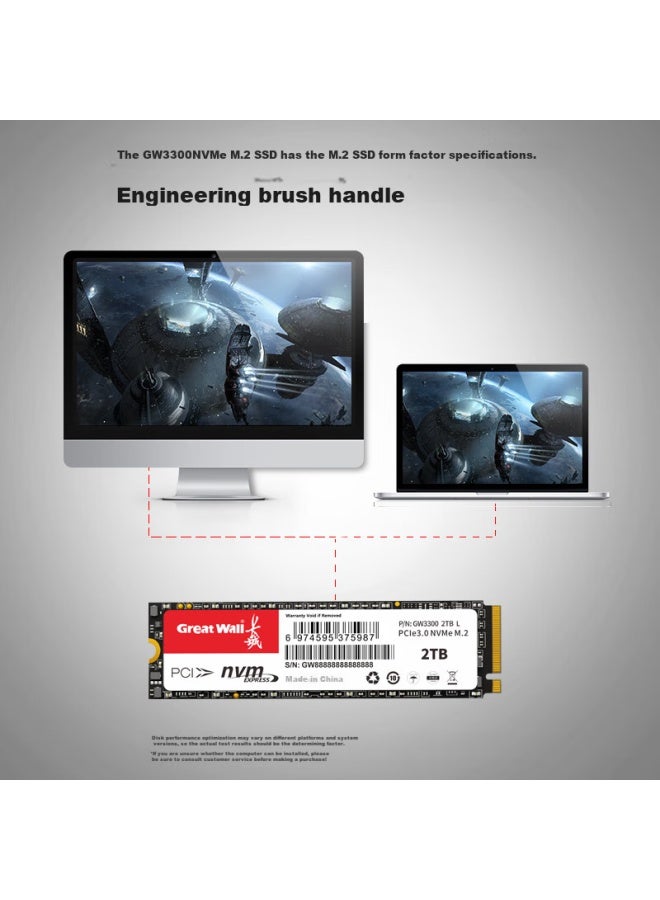 Great Wall 1tb Ssd, M.2 Interface , Pcie 3.0x4, Gw3300 Series, Read Speed Up To 3300mb/s - Image 2