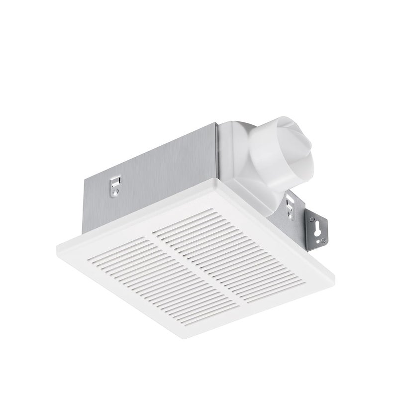 VENTECHLATION Bathroom Exhaust Fan, 50 CFM,1.0 Sone DC Motor,Quiet Bathroom Fan with No Attic access Needed Installation, Ceiling Mounted,Energy Star Certified Ventilation Fan, 3inch Duct,White - Image 1