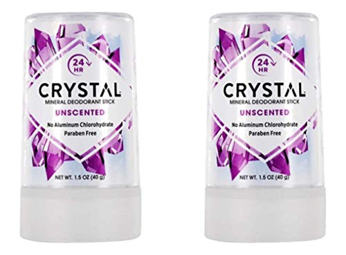Crystal Essence Body Deodorant Travel Stick Unscented 15 oz Pack of 2 - Image 2
