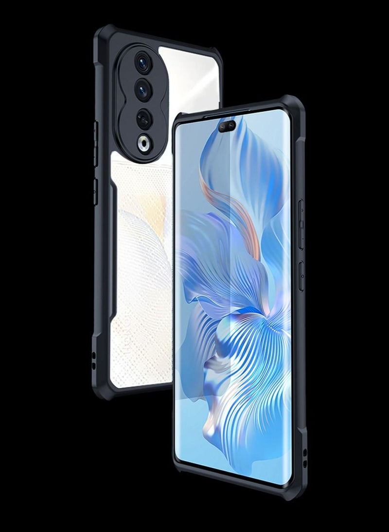 Compatible with Honor 90 Slim Case[Never Yellowing] Heavy Duty Cover for Honor 90 Accessories[Military Grade Drop Protection]  [High Flexbility] [Delicate Texture] Shockproof Airbag Bumper,Drop Teste