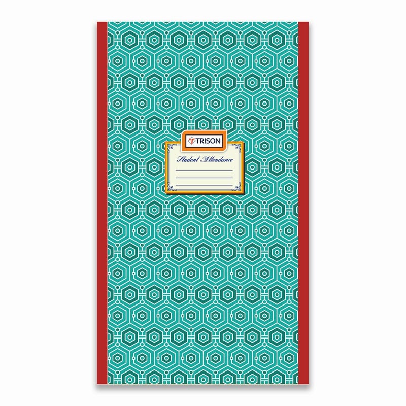 Trison Student Attendance/Class Attendance Register | 10"x15" | 2 Index + 34 attendance Pages | 70 GSM Green Ledger Paper | Hardbound | 31 Days Format | Quire 2 | Pack of 1 - Image 2
